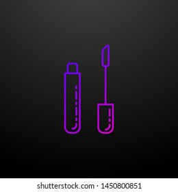 Lipstick brush nolan icon. Elements of beauty, make up, cosmetics set. Simple icon for websites, web design, mobile app, info graphics