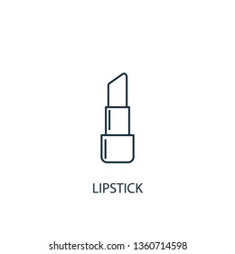 Lipstick concept line icon. Simple element illustration. Lipstick concept outline symbol design. Can be used for web and mobile UI/UX