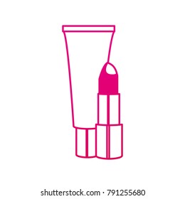 Lipstick and cream design