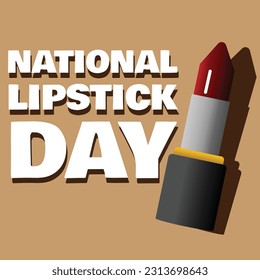 lipstick design for national celebrate