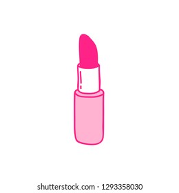 lipstick doodle icon
