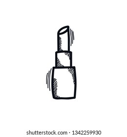 lipstick doodle icon