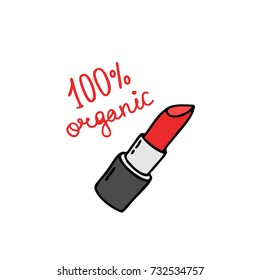 lipstick doodle icon