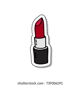 lipstick doodle icon