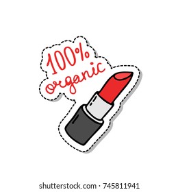 lipstick doodle icon