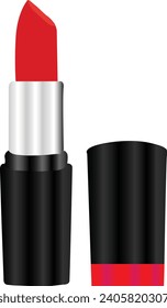 lipstick doodle icon, vector illustration

