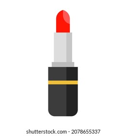 lipstick flat clipart vector illustration