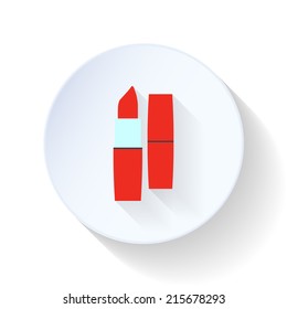 Lipstick flat icon