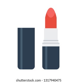lipstick flat icon.You can be used lipstick icon for several purposes like: websites, UI, UX, print templates, presentation templates, promotional materials, web and mobile phone apps. 