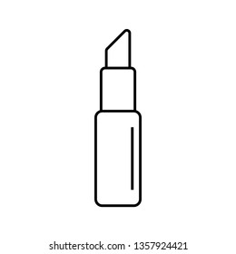 Lipstick graphic design template vector isolated illustration