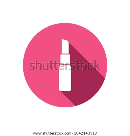 lipstick icon with bacground