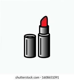 Lipstick Icon. Beauty Element Symbol. Applied for Design, Presentation, Website or Apps Elements - Vector. 