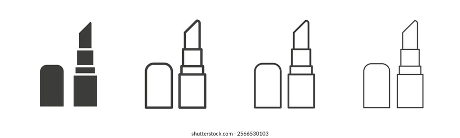 Lipstick icon collection for website design, app, UI design.