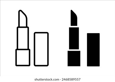 lipstick icon. Cosmetic sign. vector illustration	
