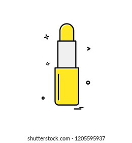 Lipstick icon design vector