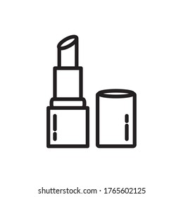 Lipstick Icon Design Vector Template Illustration
