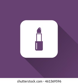 lipstick icon. flat design