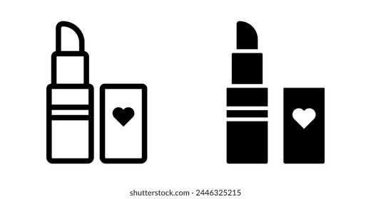 Lipstick icon. flat illustration of vector icon for web