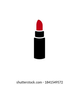Icono de lápiz labial ilustración vectorial plana