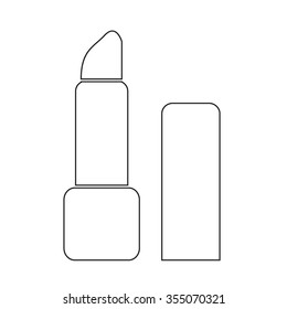 lipstick Icon Illustration design