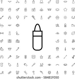 lipstick icon illustration isolated vector. Beauty icons set.