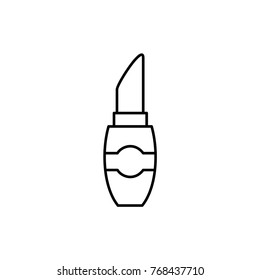 lipstick icon illustration isolated vector