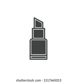 Lipstick icon isolated on white background. Makeup symbol modern, simple, vector, icon for website design, mobile app, ui. Vector Illustration