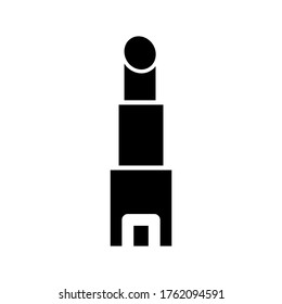 lipstick  icon or logo isolated sign symbol vector illustration - high quality black style vector icons
