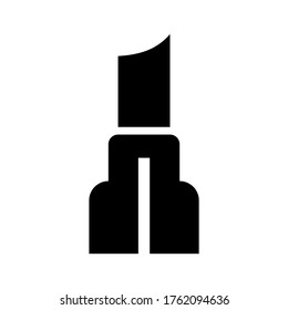 lipstick  icon or logo isolated sign symbol vector illustration - high quality black style vector icons
