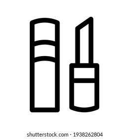 lipstick icon or logo isolated sign symbol vector illustration - high quality black style vector icons
