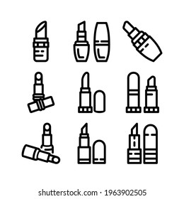 lipstick icon or logo isolated sign symbol vector illustration - Collection of high quality black style vector icons
