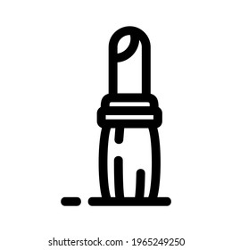 lipstick icon or logo isolated sign symbol vector illustration - high quality black style vector icons

