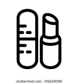 lipstick icon or logo isolated sign symbol vector illustration - high quality black style vector icons
