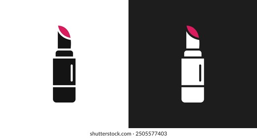 Lippenstift-Logo-Set, Vektor