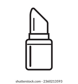 lipstick icon logo vector design template