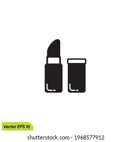icono de lápiz labial composición de símbolo elemento de diseño simple
