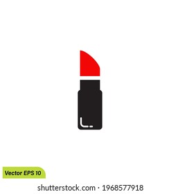 lipstick icon make up symbol simple design element