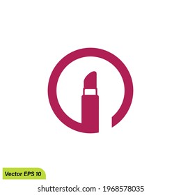Lippenstift-Symbol für einfaches Design-Element
