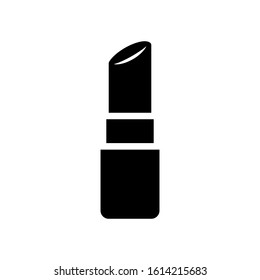 Lipstick icon. Simple flat logo vector illustration.