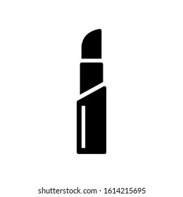 Lipstick icon. Simple flat logo vector illustration.