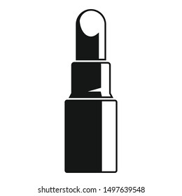 Lipstick icon. Simple illustration of lipstick vector icon for web design isolated on white background