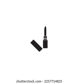 Icono de lápiz labial. Símbolo de fondo de afiche de gran venta con lápiz labial de estilo simple. Elemento de diseño del logotipo de la marca Lipstick. Impresión de camisetas con lápiz labial. vector para pegatina.