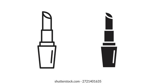 Lipstick icon for template. Icon vector graphic set