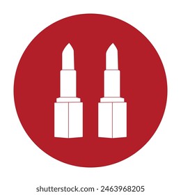 lipstick icon vec6tor illustration simple design