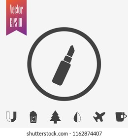 lipstick icon vector