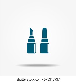 Lipstick icon vector