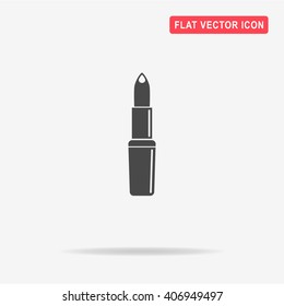 Lipstick icon. Vector concept illustration for design.