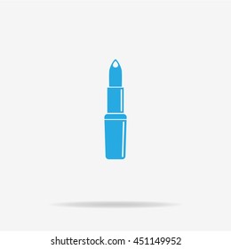 Lipstick icon. Vector concept illustration for design.