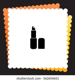 Lipstick  icon. Vector design.