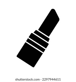 lipstick icon vector design template in white background